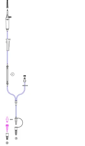 EQUIPO Enteral p/ Bomba Infusora  Samtronic ST1000 SET - Padrão e ENFit