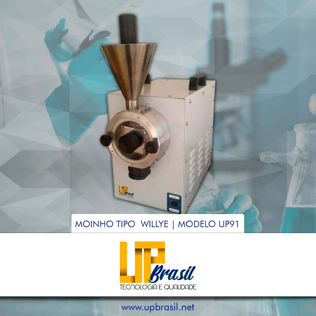 Moinho Tippo Wily UP-91 Moinho De Facas Raízes, Grãos, Plásticos E Geral