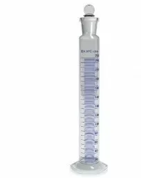 Proveta De 100ml Com Base E Tampa De Vidro Port Inmetro 528